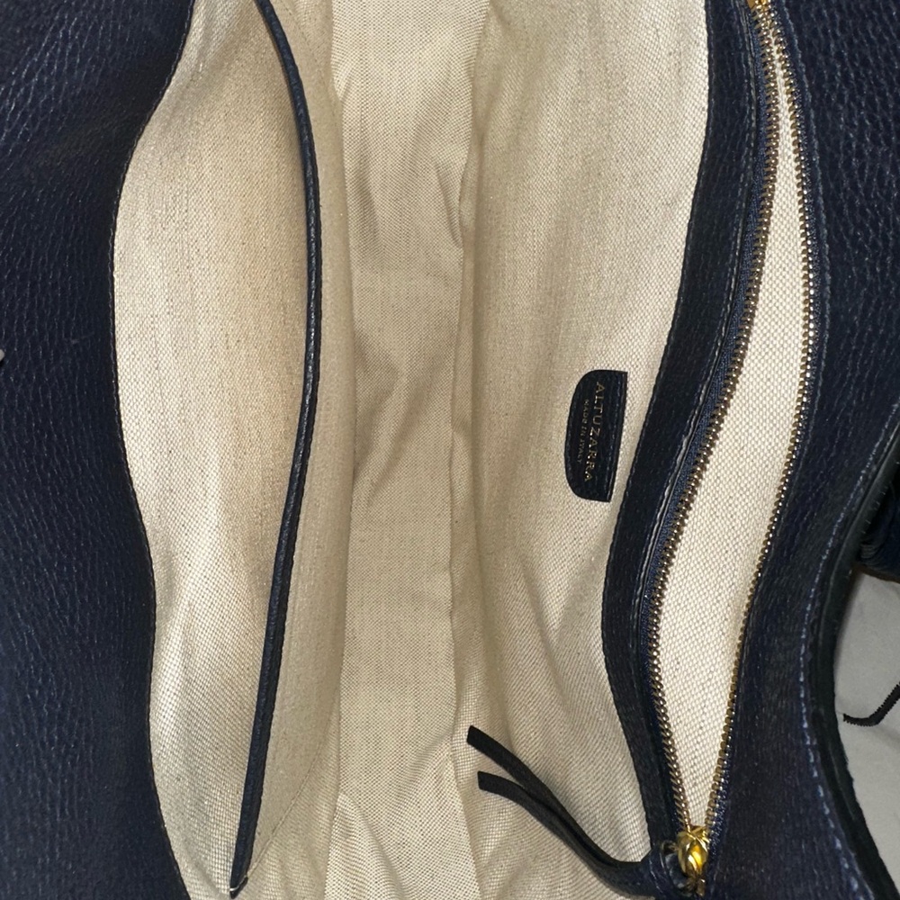 Altuzarra Navy Leather giahianda Bag - Picture 3 of 10